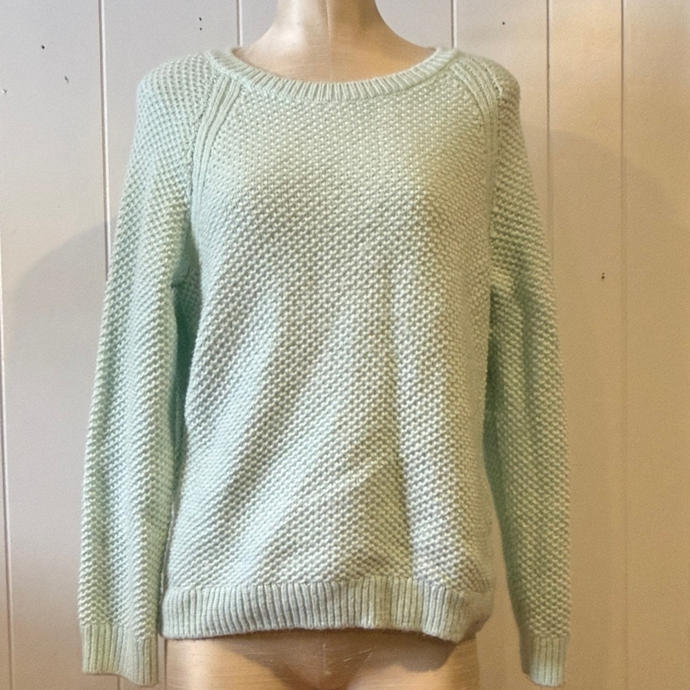 GAP Light Green Women's Crew Neck Sweater
